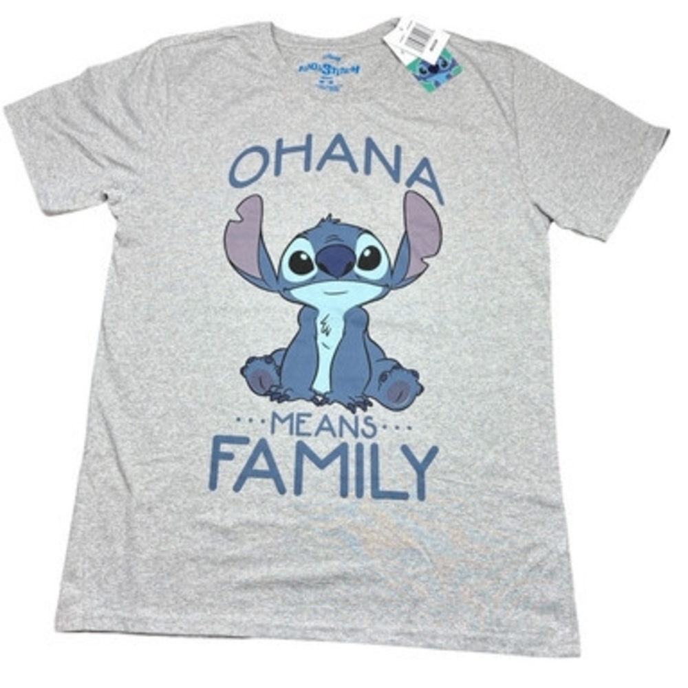 Disney Adult Gray Stitch T-Shirt